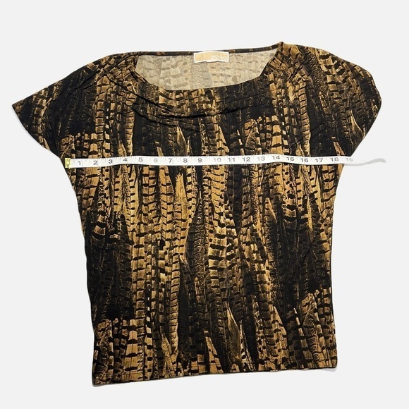 MICHAEL KORS DRAPE NECK SLEEVELESS TOP size Small - Picture 3 of 7